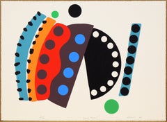 "Small Signal" Abstract Geometric Screen Print, 7/30