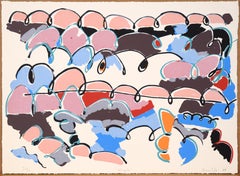 "Wiggle" Abstract Geometric Screen Print, 7/30