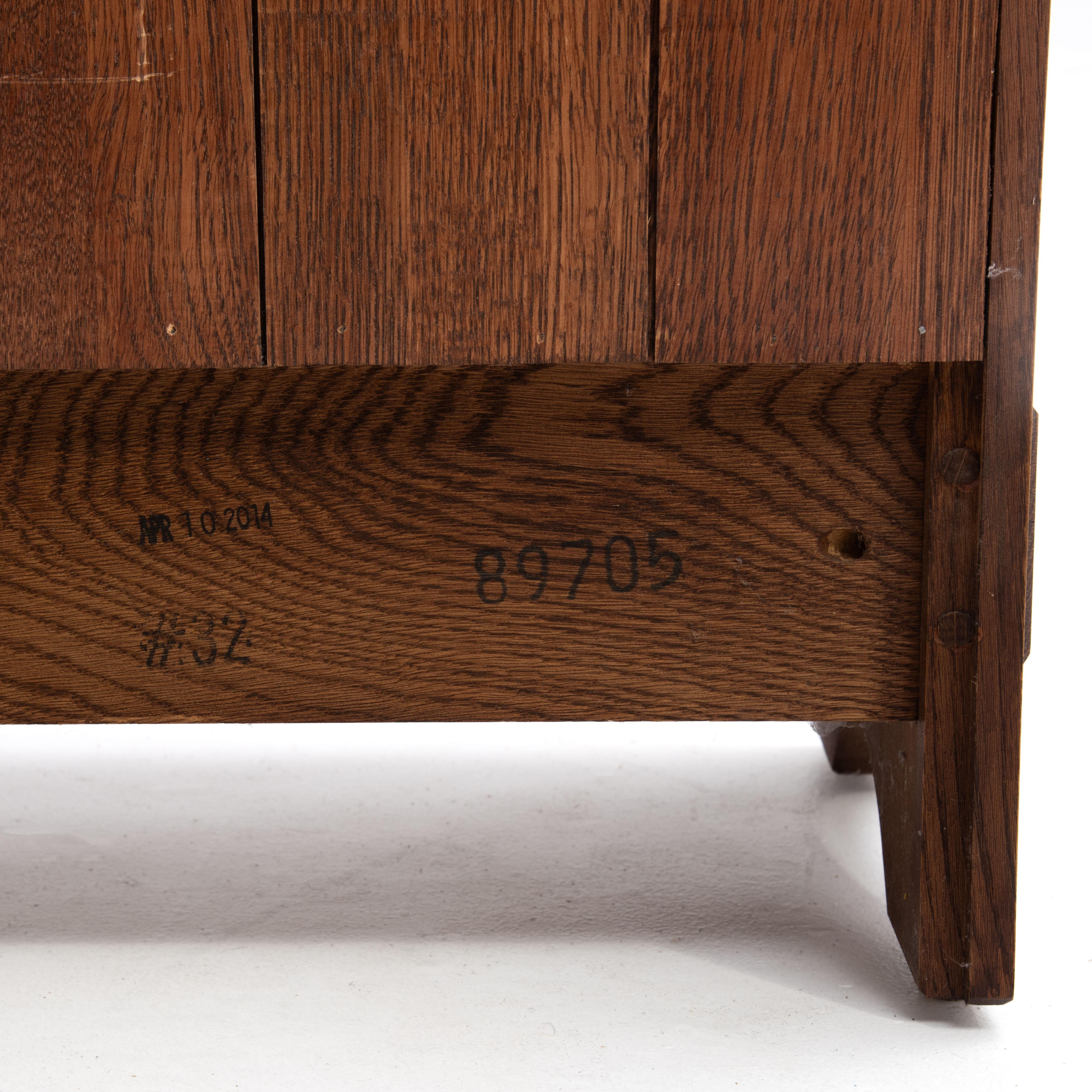 Harvey Ellis Gustav Stickley 2014 Single Door Arts & Crafts Mission Oak Bookcase 9