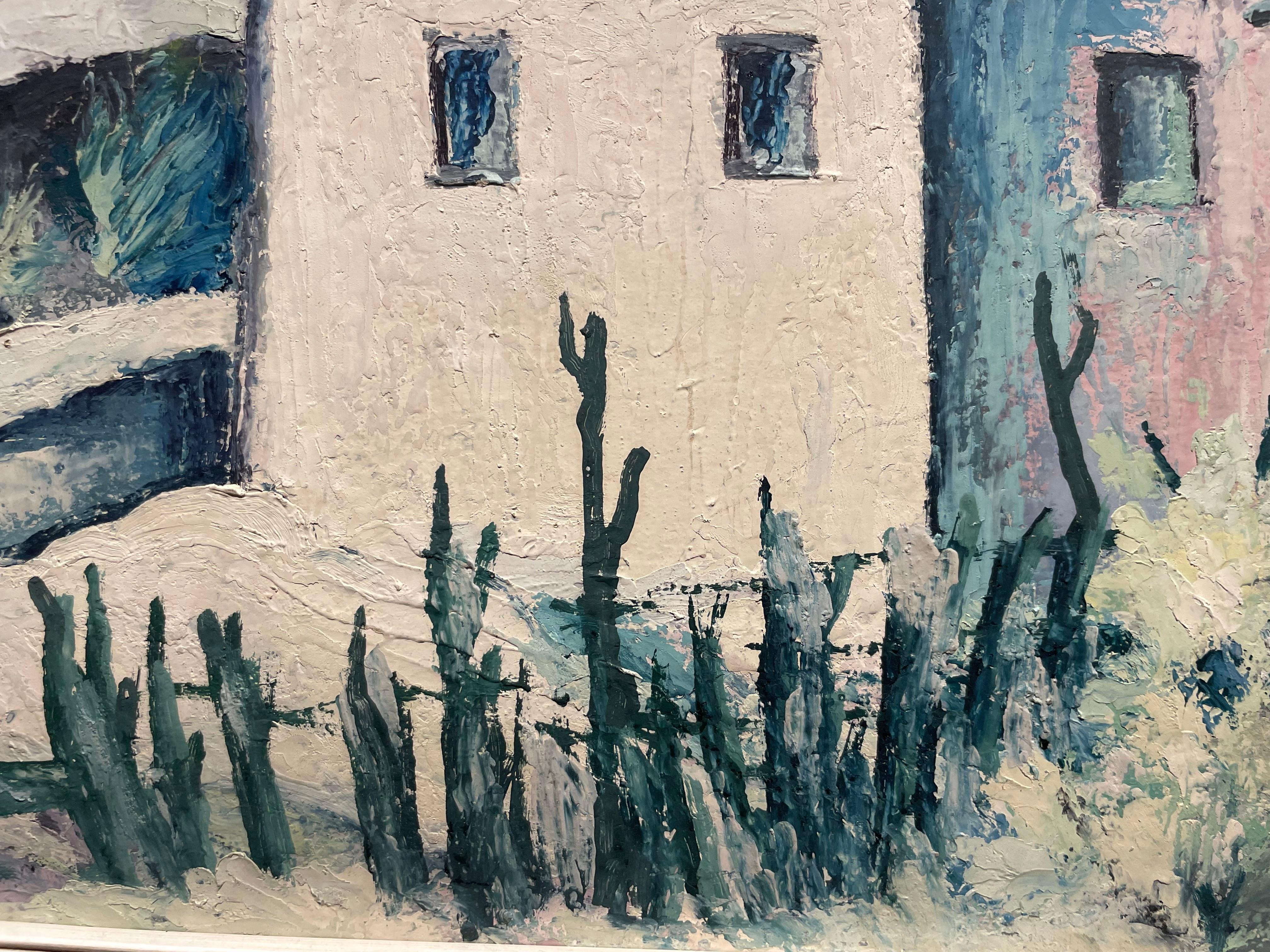 Adobe Homes, New Mexico Western Landscape im Angebot 7