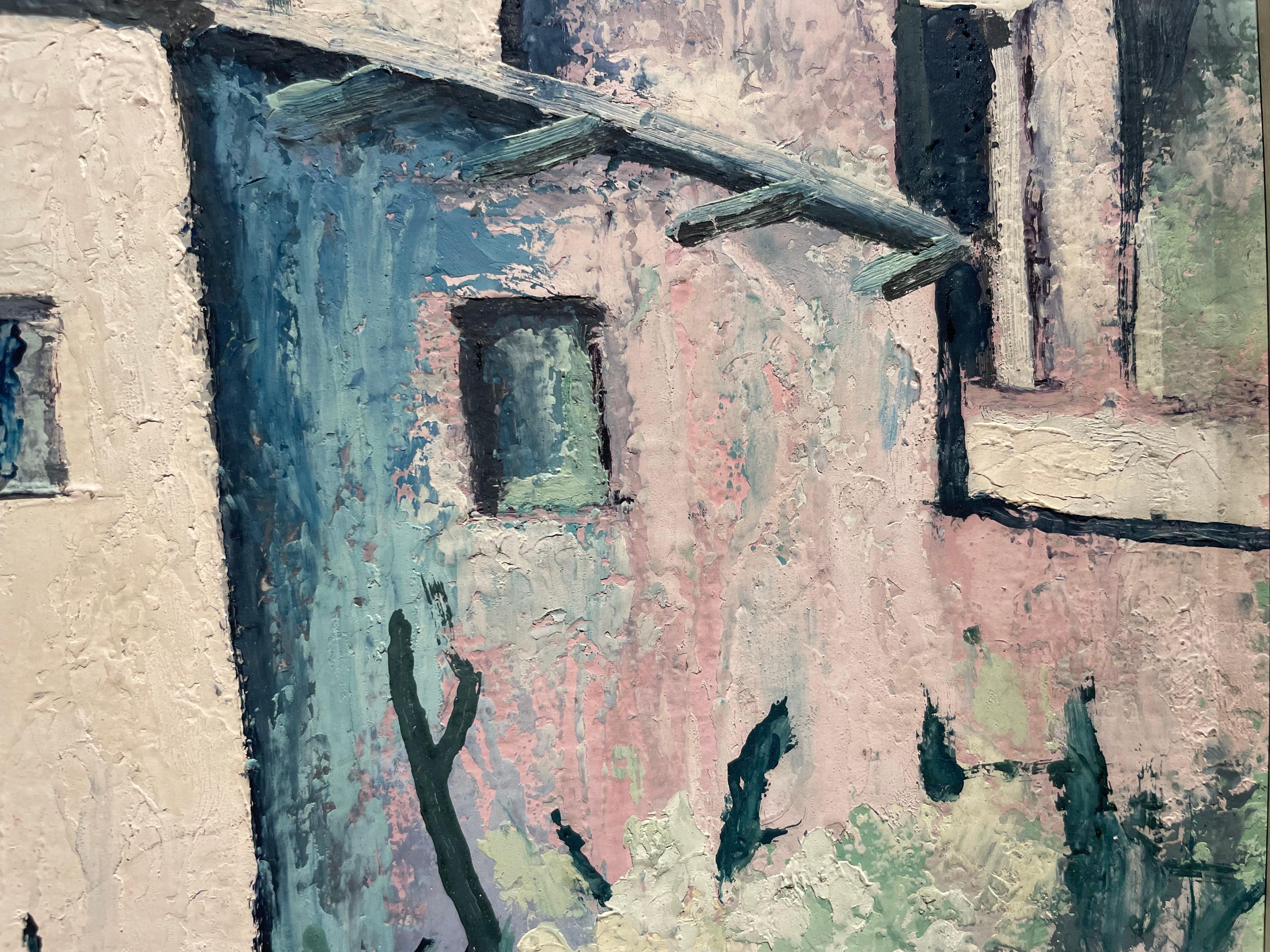 Adobe Homes, New Mexico Western Landscape im Angebot 9