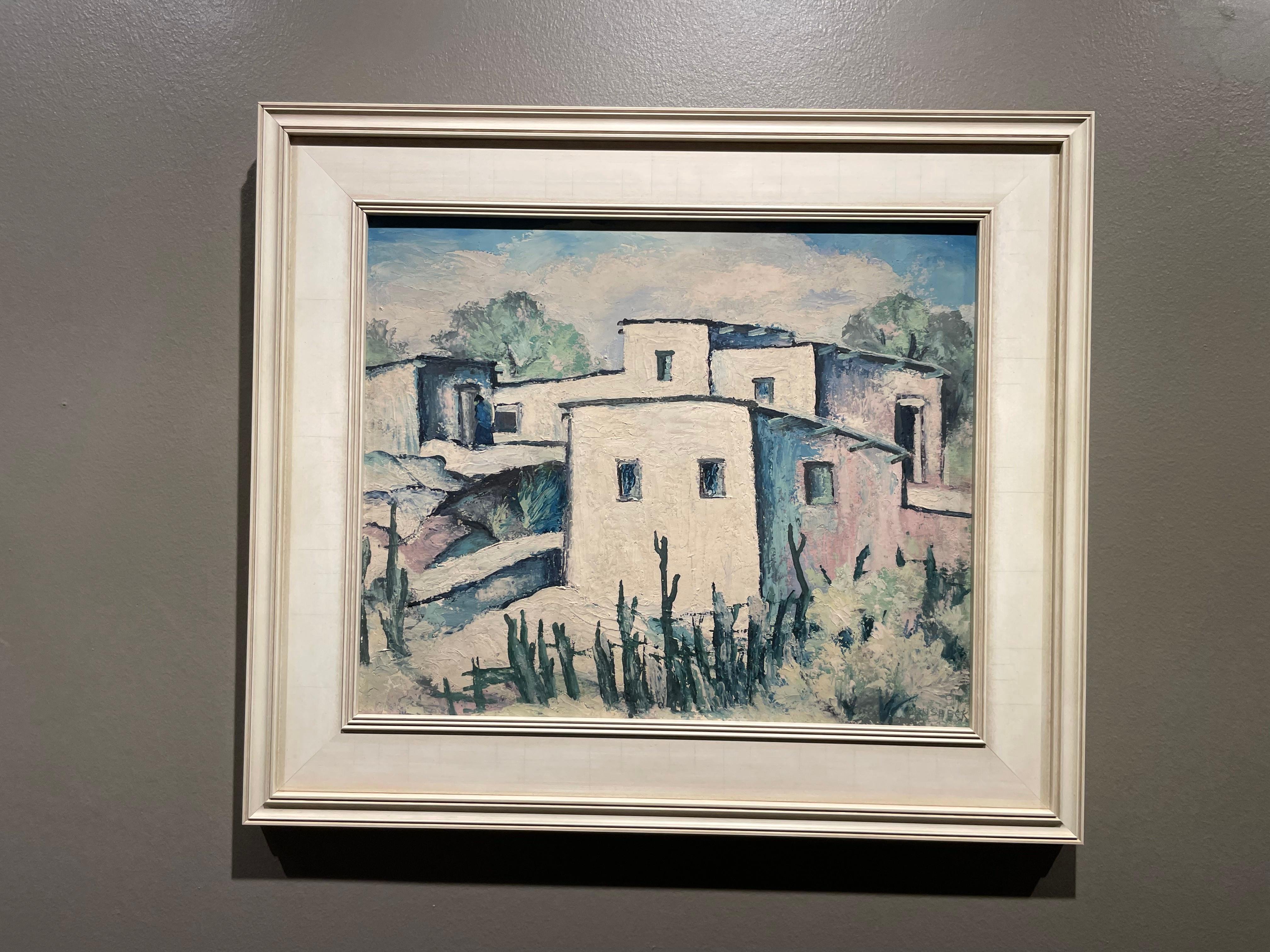 Adobe Homes, New Mexico Western Landscape im Angebot 4