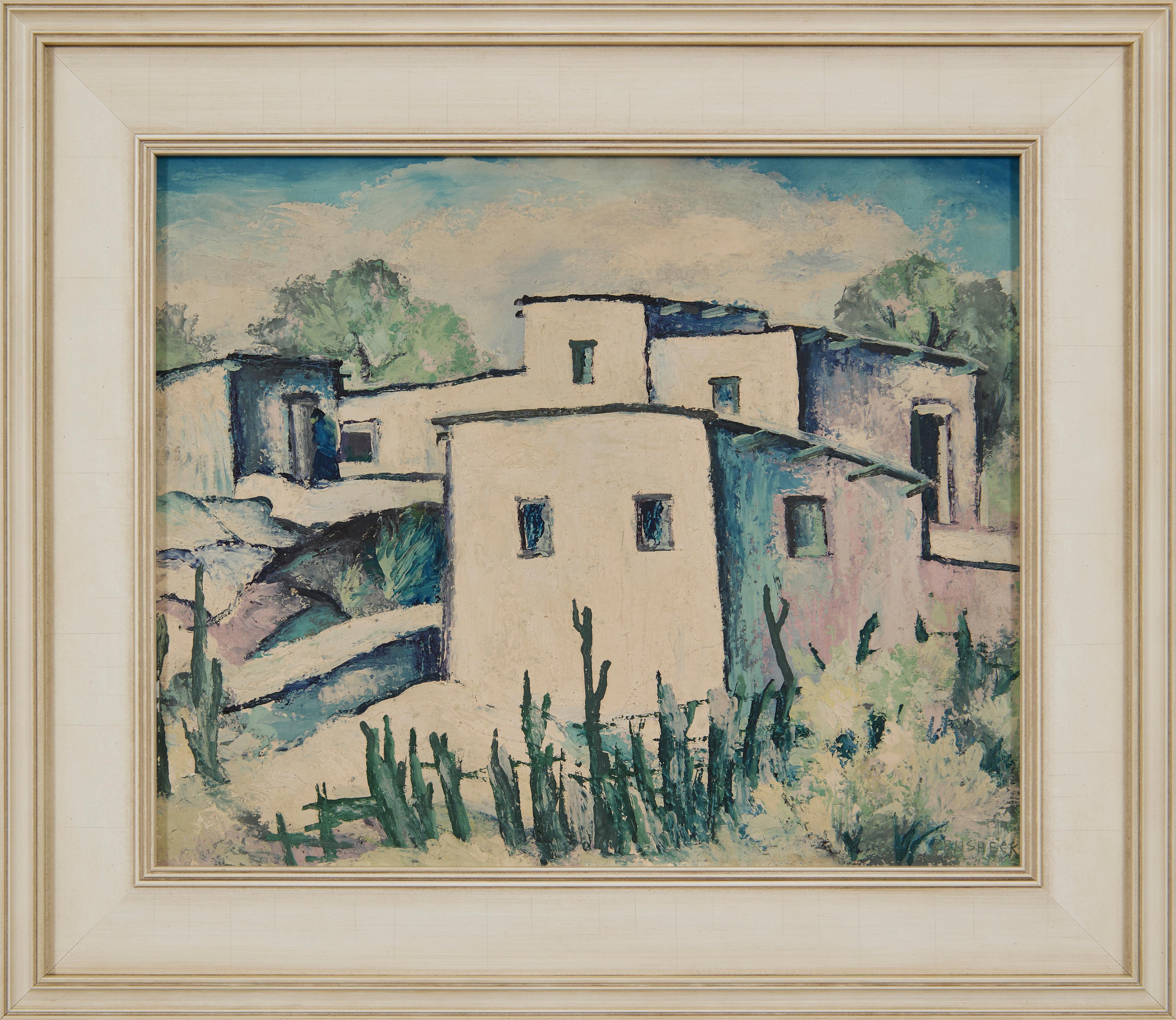 Adobe Homes, New Mexico Western Landscape