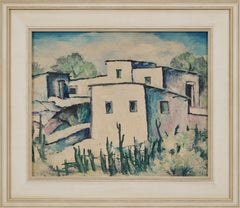 Adobe Homes, New Mexico Western Landscape