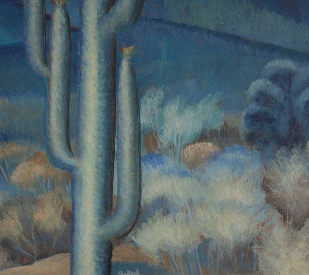 Harvey Gregory Prusheck (esloveno-estadounidense, 1887-1940)
Cactus, 1928
Óleo sobre masonita
Firmado y fechado abajo a la derecha
18 x 20 pulgadas
23,25 x 25,25 pulgadas, enmarcado

heck
Esloveno-estadounidense, 1887-1940
Harvey Gregory Prusheck