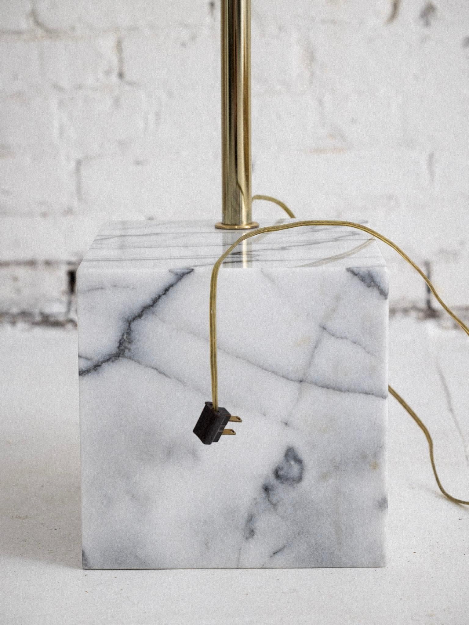 Harvey Guzzini Arc Floor Lamp With Marble Base For Sale 6