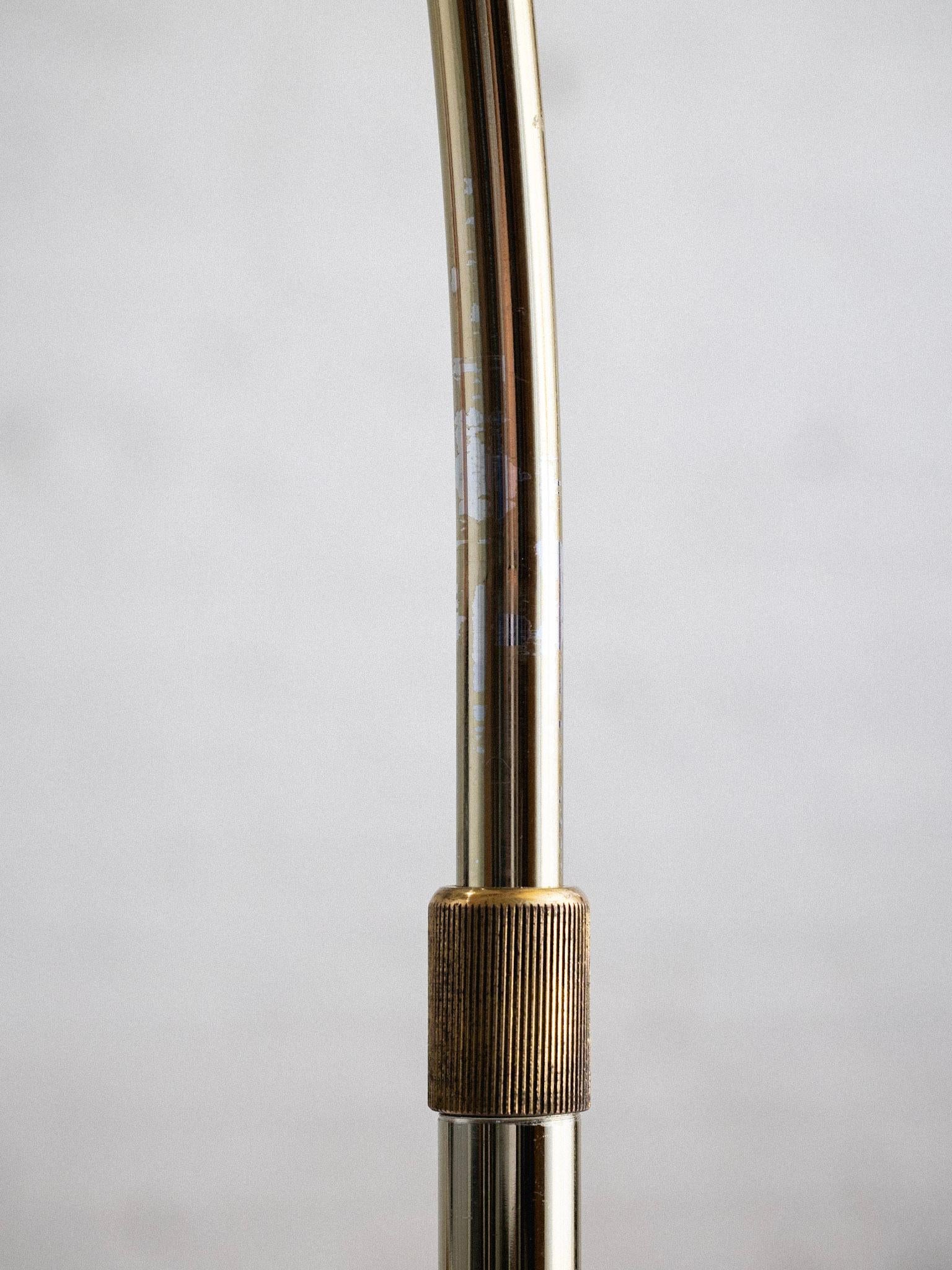 Harvey Guzzini Arc Floor Lamp With Marble Base For Sale 9