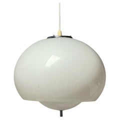 Harvey Guzzini Burgos Hanging Lamp, Acrylic & Metal, 1960s Italy