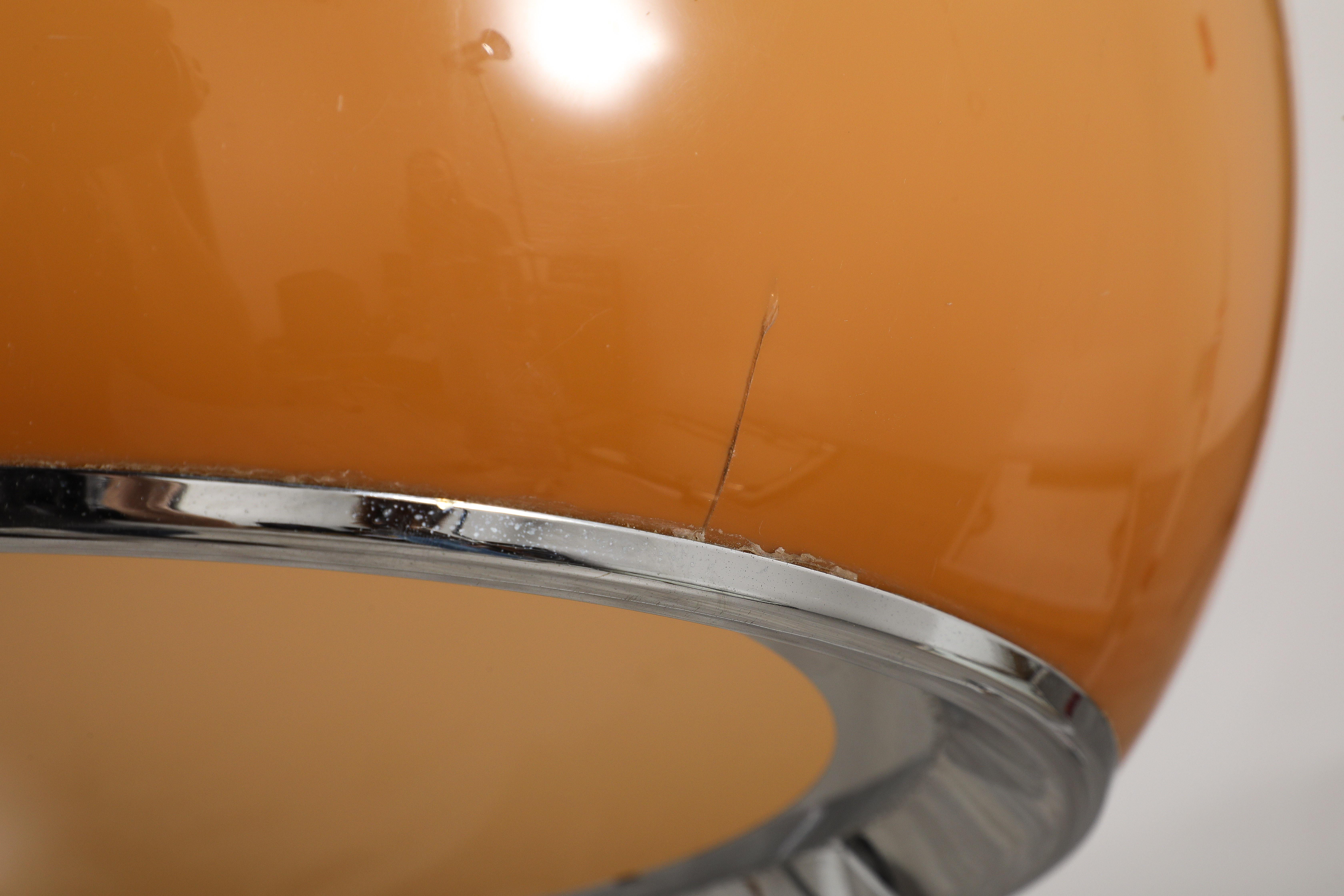 Ciondolo/manifesto Harvey Guzzini Caramel Brown Space AGE, Italia, circa 1970 in vendita 2