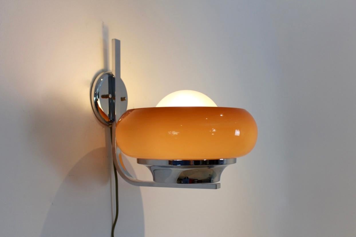 Harvey Guzzini ‘Clan’ Wall Lamp, Italy 1960s 1