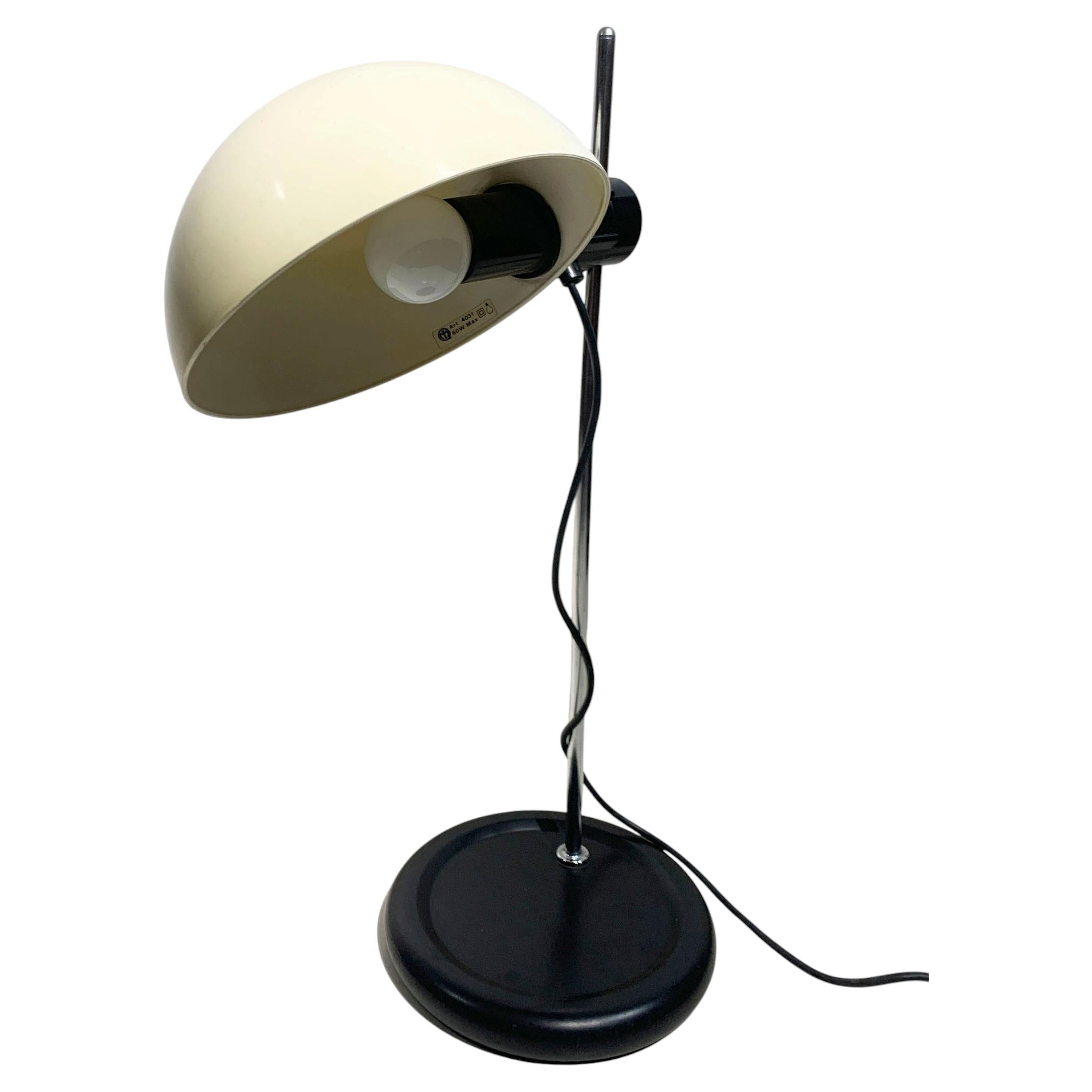 Harvey Guzzini "Faro" Space Age Adjustable Table Lamp, iGuzzini, Italy, 1970's For Sale