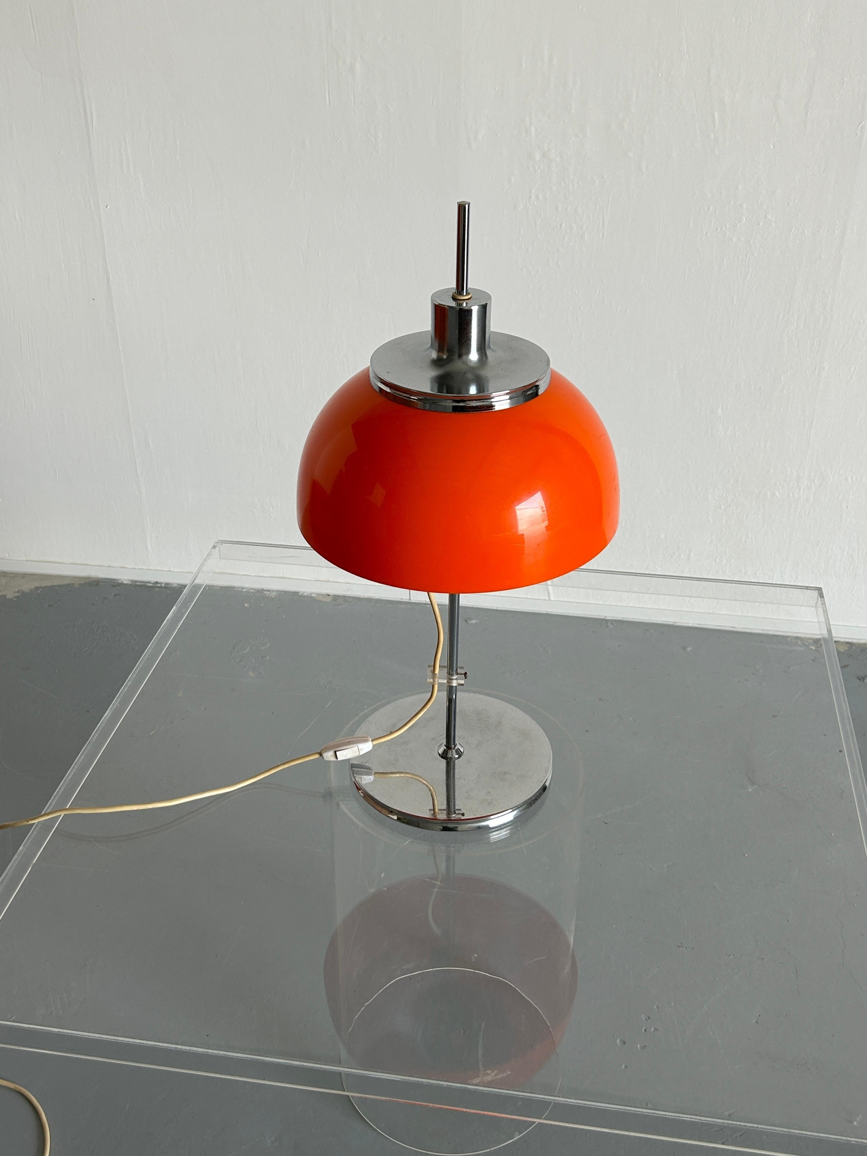 Mid-Century Modern Harvey Guzzini Faro Vintage Table Lamp produced by Meblo for Harvey Guzzini, 70s