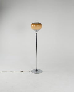 Harvey Guzzini Flash, kleine Vintage-Stehleuchte von Meblo Brown