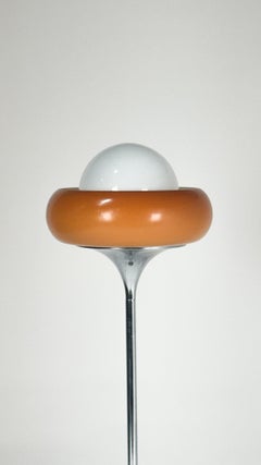 Harvey Guzzini Jadran Vintage Floor Lamp Meblo Made in Yugoslavia Space Age 70s