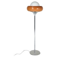 Harvey Guzzini Jadran Vintage Floor Lamp Meblo Made in Yugoslavia Space Age 70s