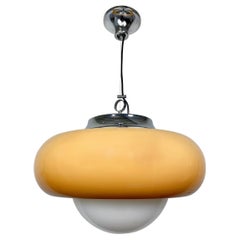 Harvey Guzzini Meblo Chandelier Lamp, Italy, 1970s