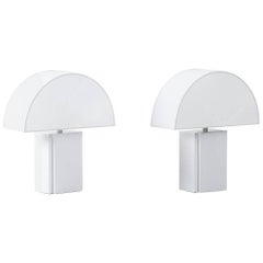 Harvey Guzzini Olympe Table Lamps, Italy, 1970s