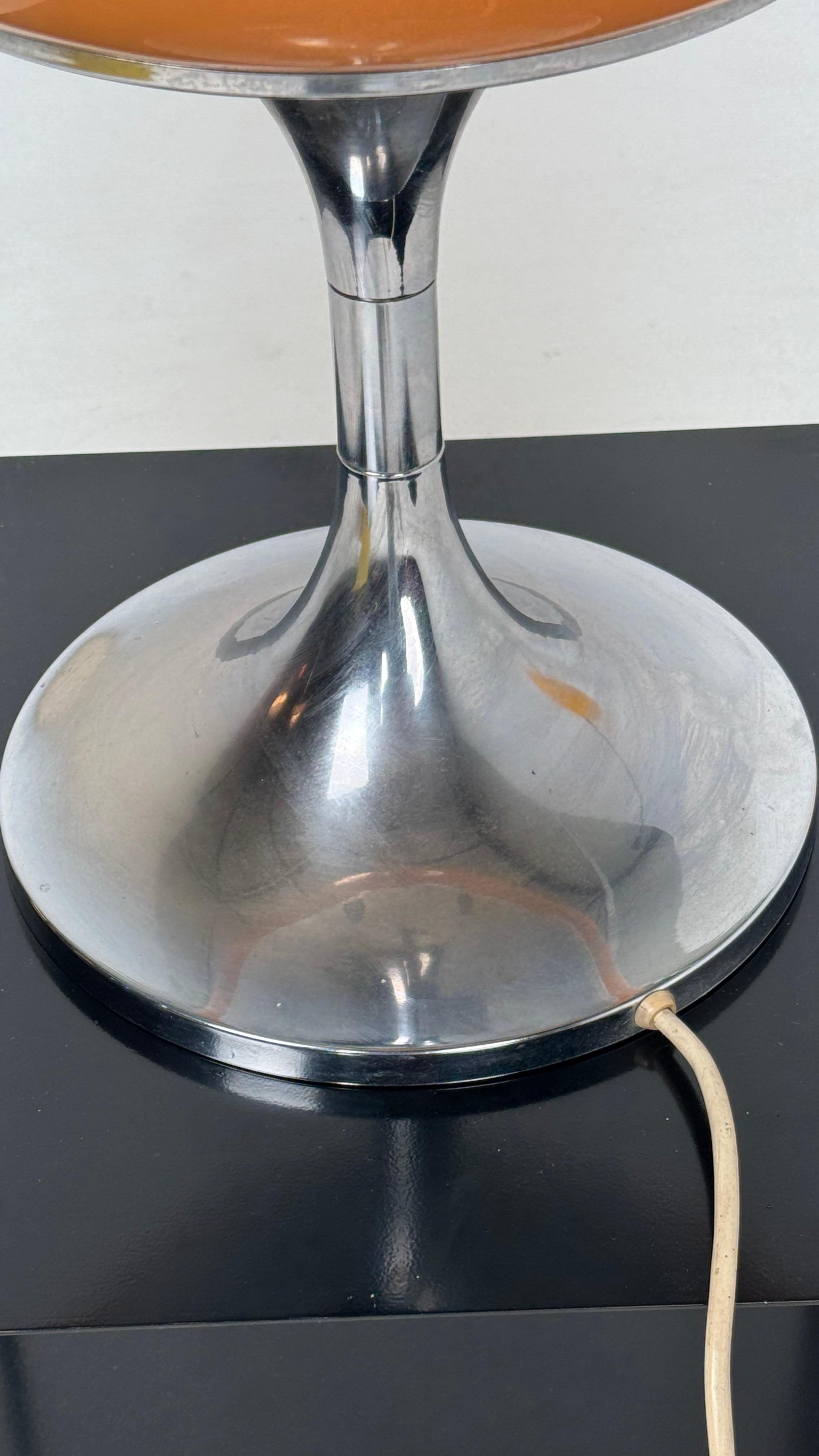 Late 20th Century Harvey Guzzini Sunrice table lamp Meblo For Sale