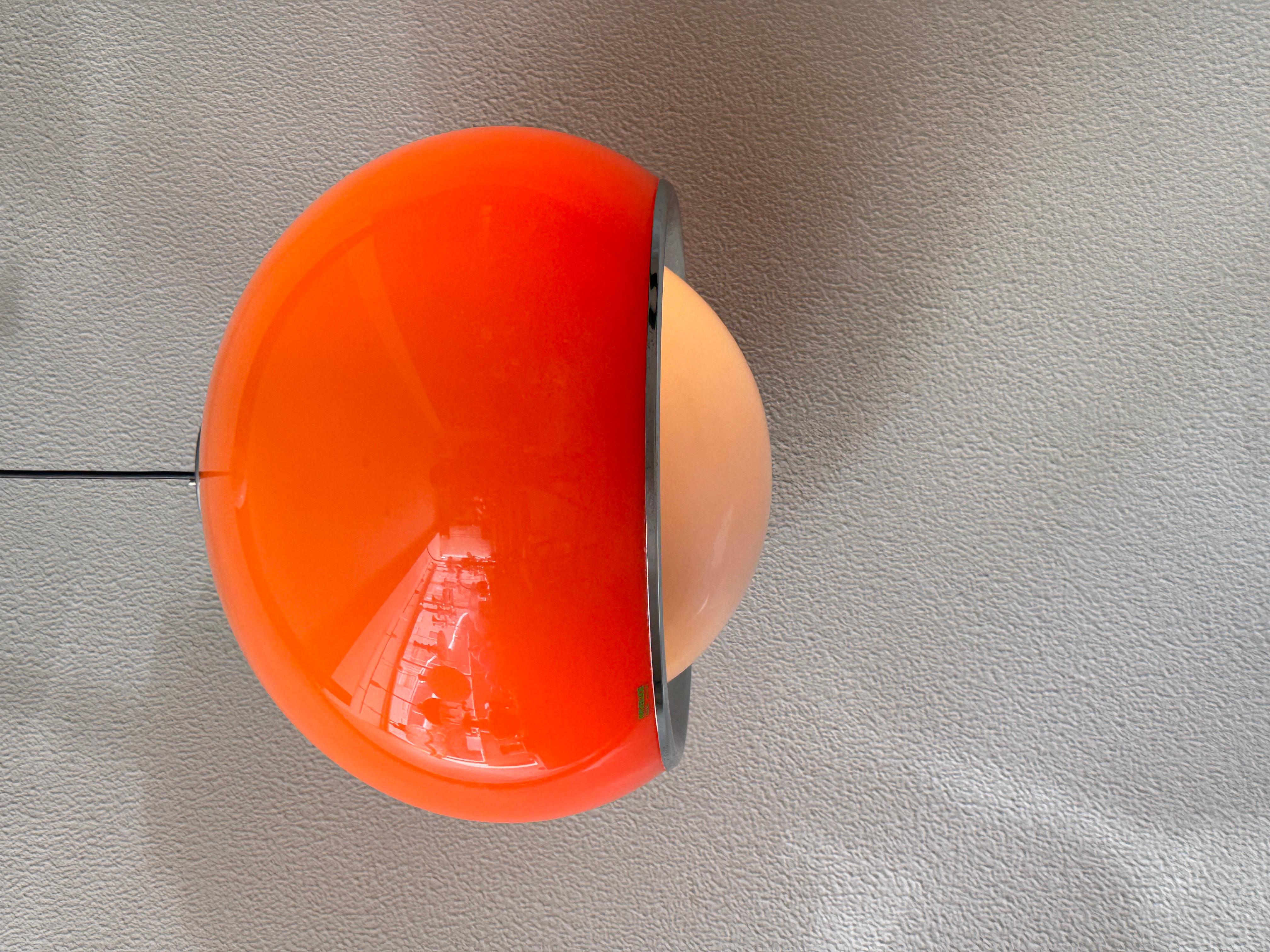 Harvey Luce by iGuzzini “Bud Grande” Ceiling Lamp, Italy, 1970s For Sale 3