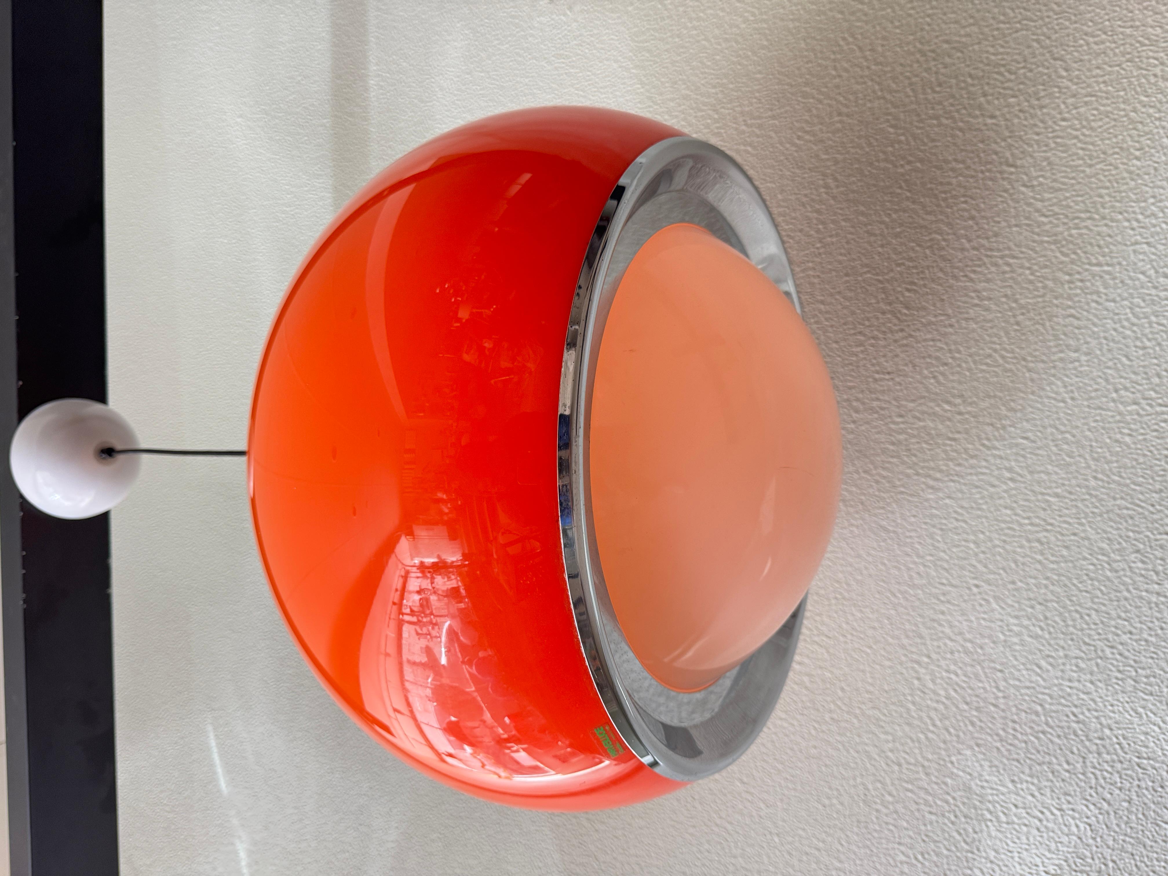 Harvey Luce by iGuzzini “Bud Grande” Ceiling Lamp, Italy, 1970s For Sale 6