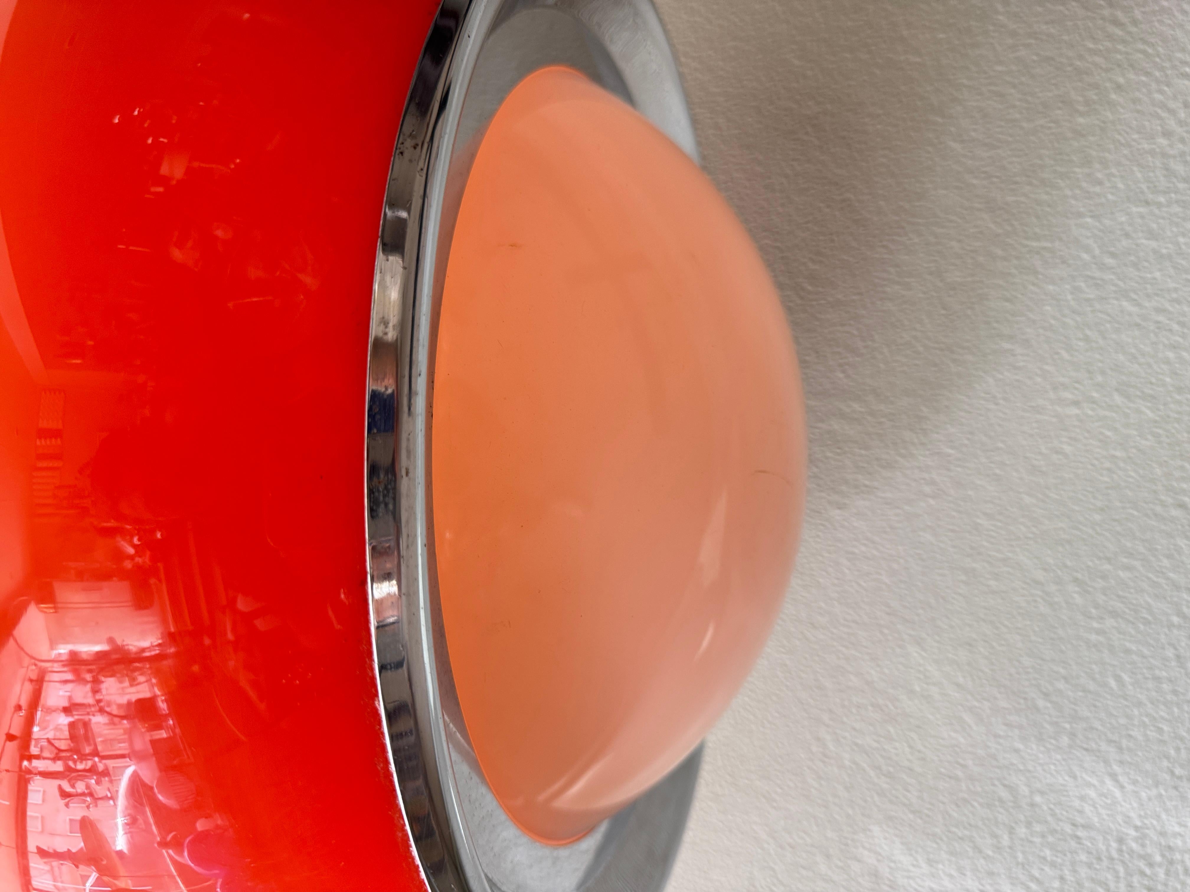 Harvey Luce by iGuzzini “Bud Grande” Ceiling Lamp, Italy, 1970s For Sale 7