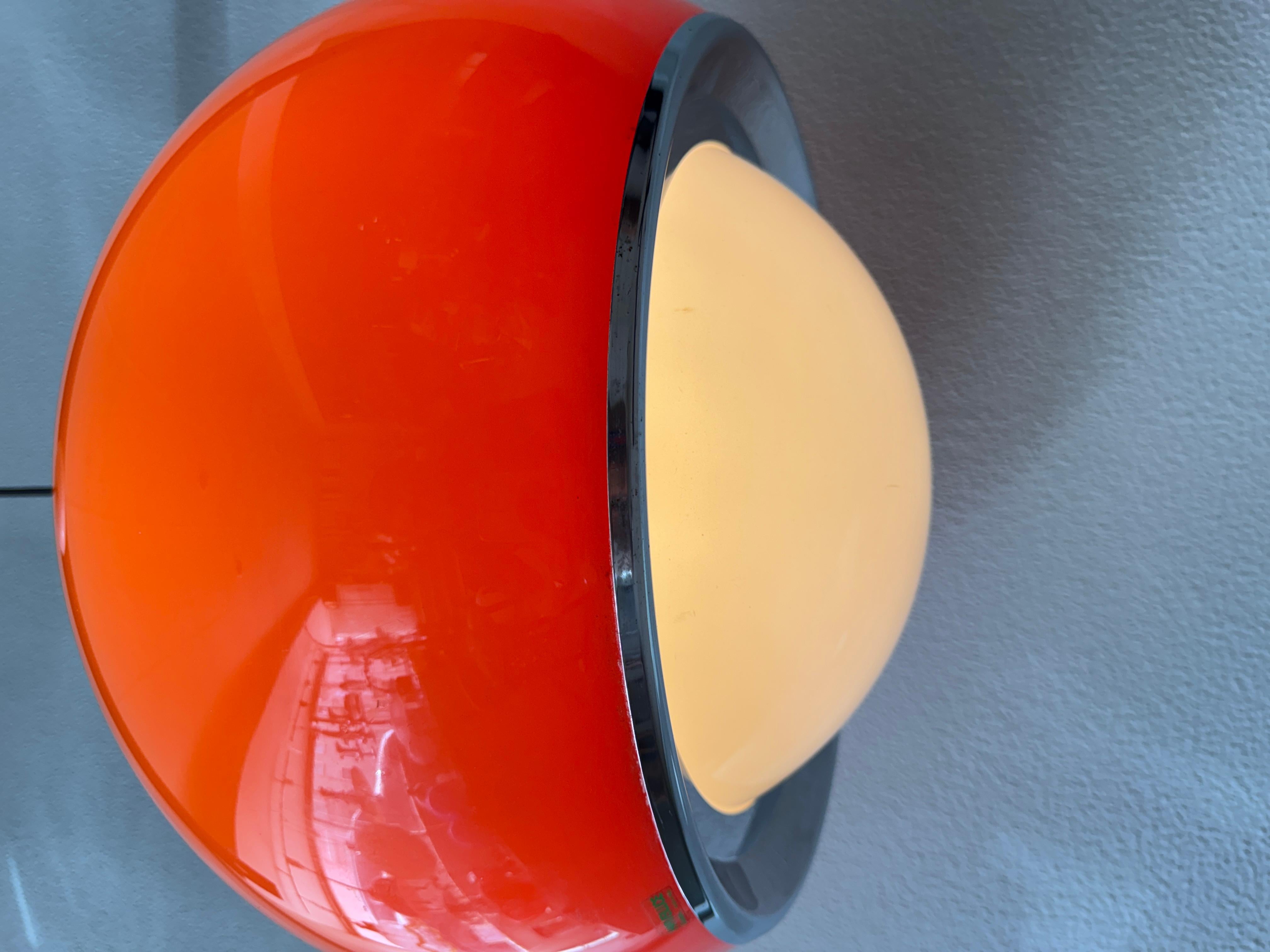 Harvey Luce by iGuzzini “Bud Grande” Ceiling Lamp, Italy, 1970s For Sale 8