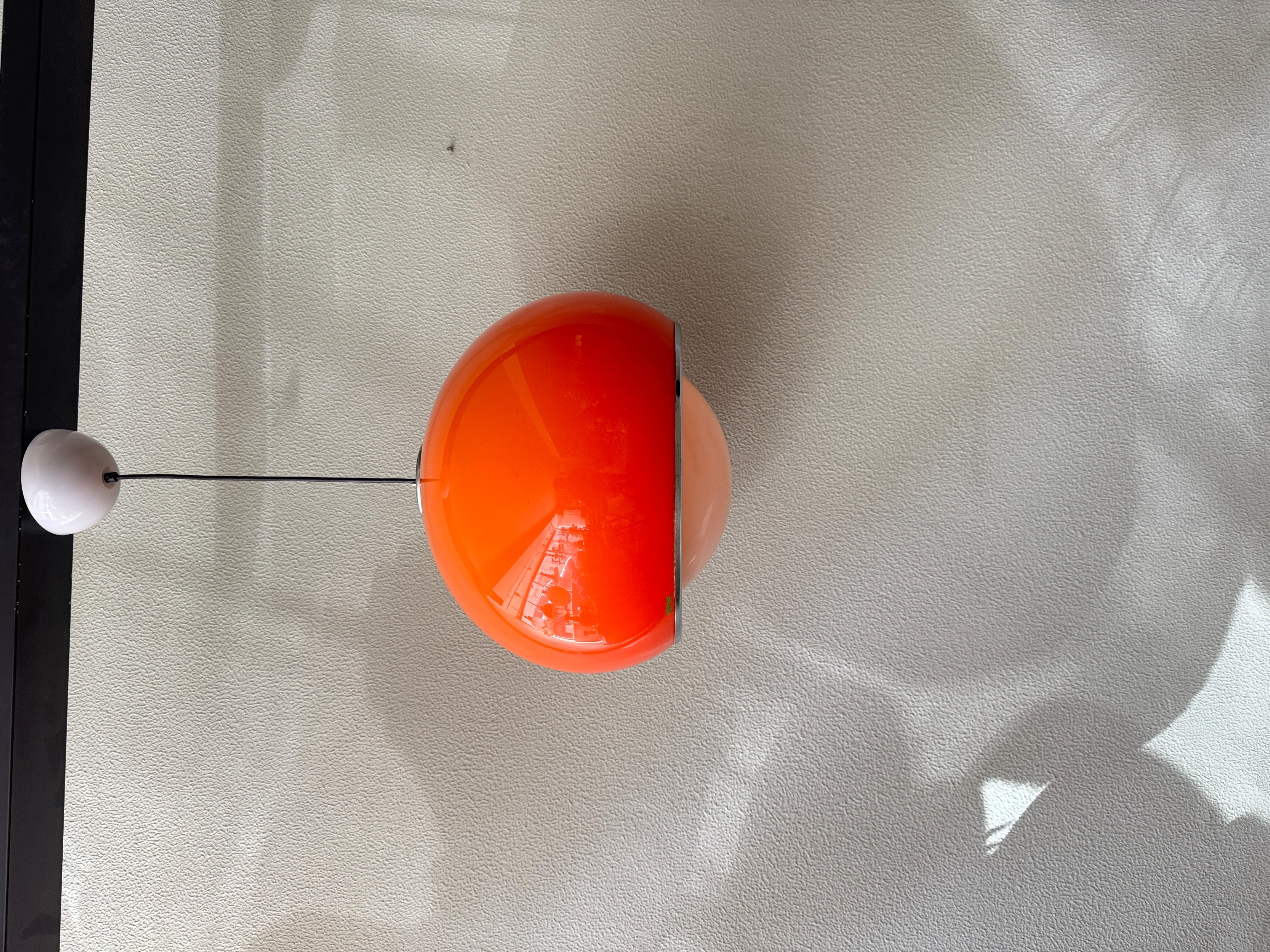Italian Harvey Luce by iGuzzini “Bud Grande” Ceiling Lamp, Italy, 1970s For Sale