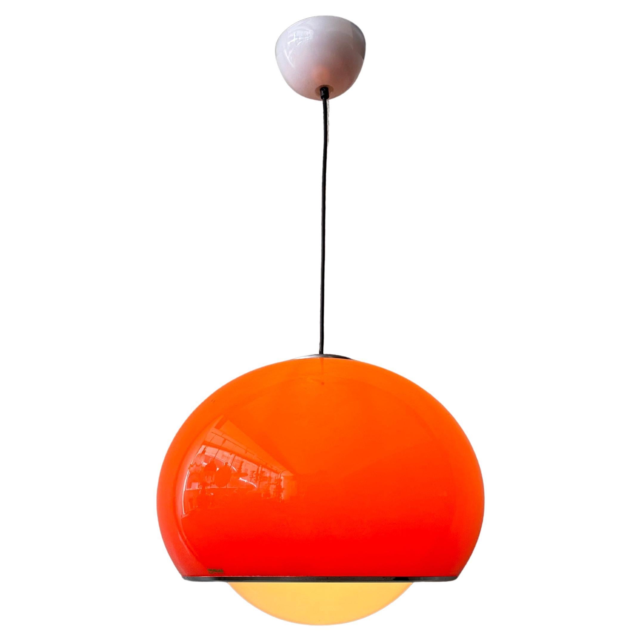 Harvey Luce by iGuzzini “Bud Grande” Ceiling Lamp, Italy, 1970s For Sale