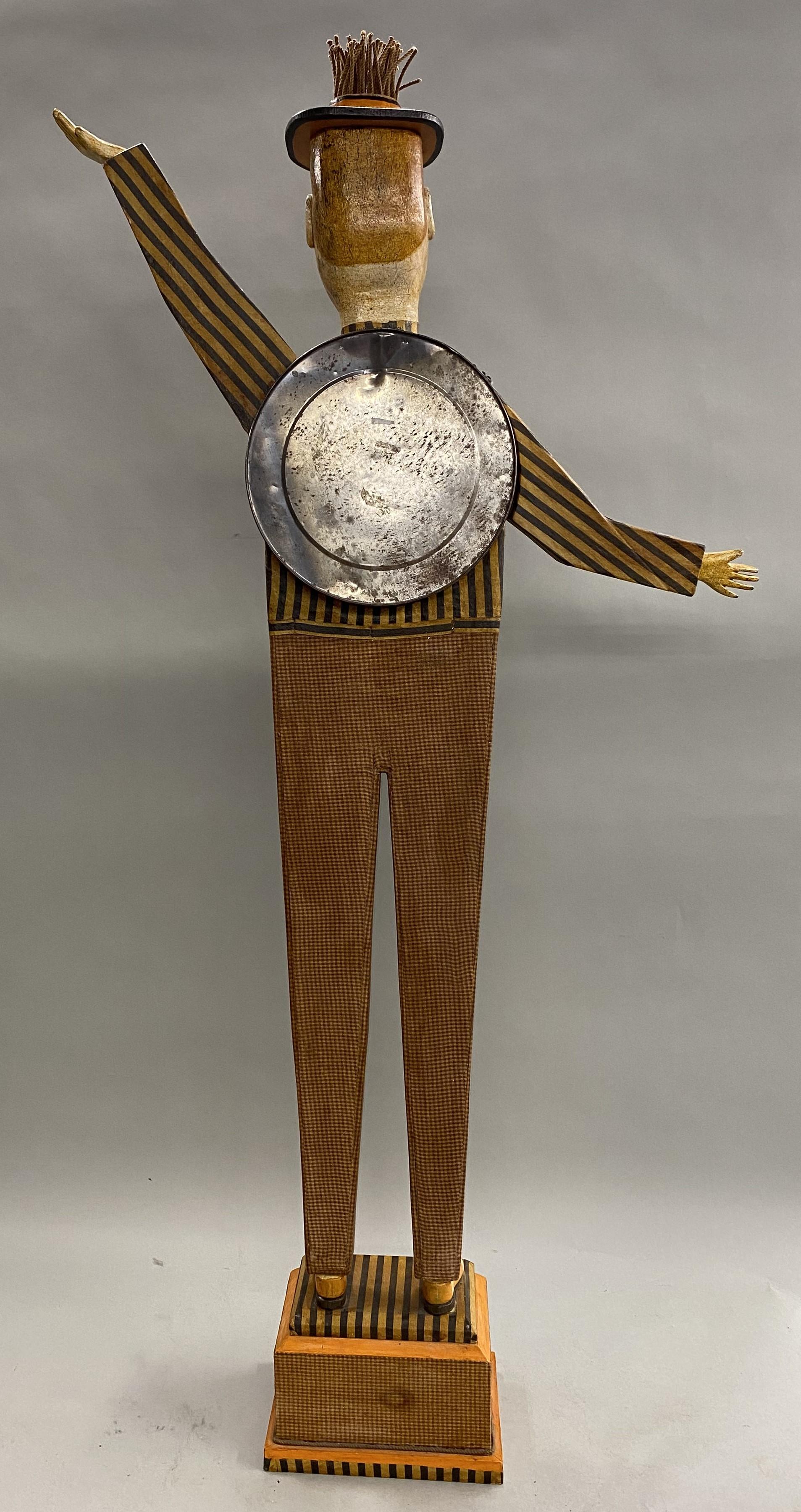 Harvey Peterson O’Cedar Mop Man Folk Art Figural Sculpture For Sale 2