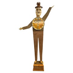 Harvey Peterson O’Cedar Mop Man Folk Art Figural Sculpture