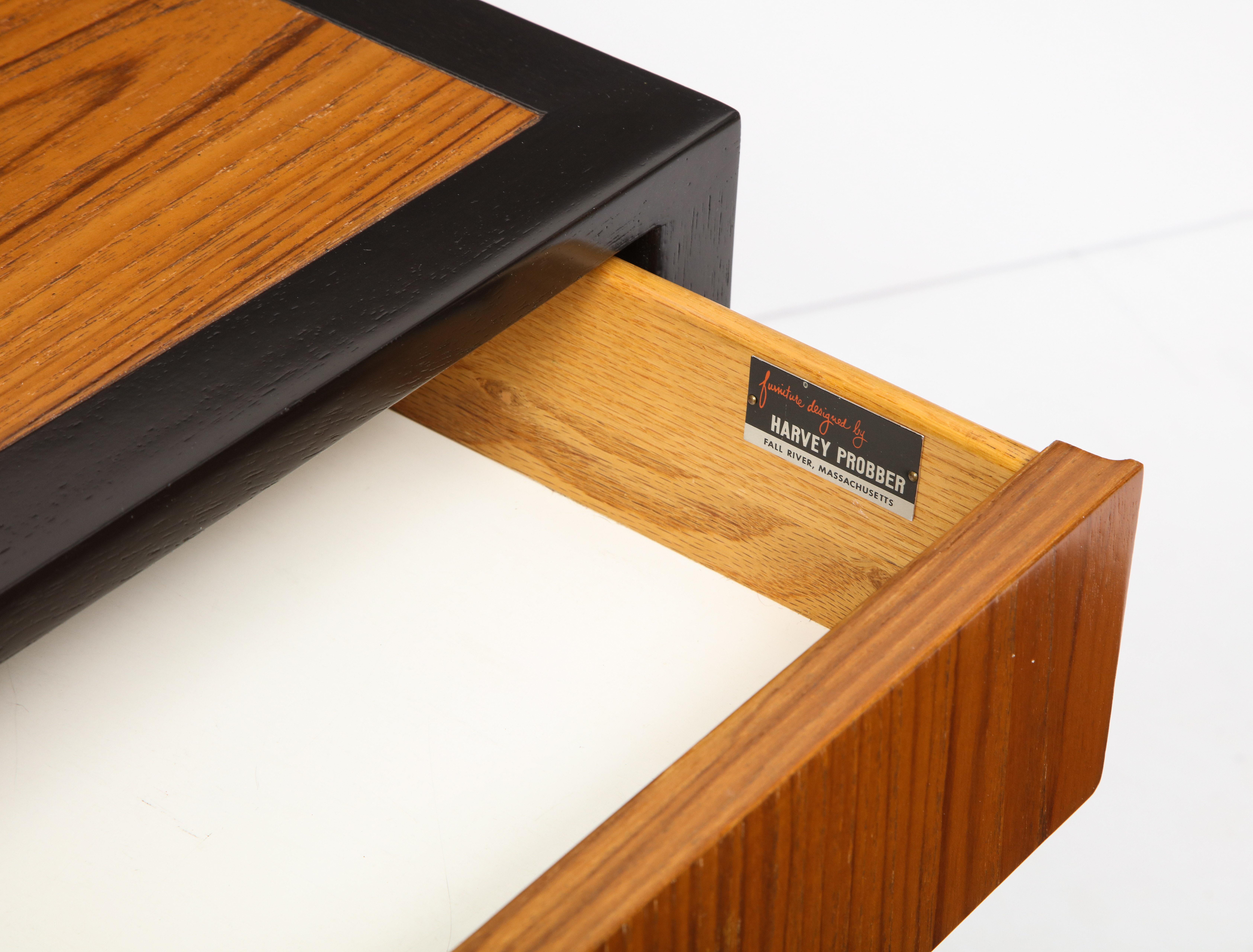 Harvey Probber 4-Drawer Nightstands 5