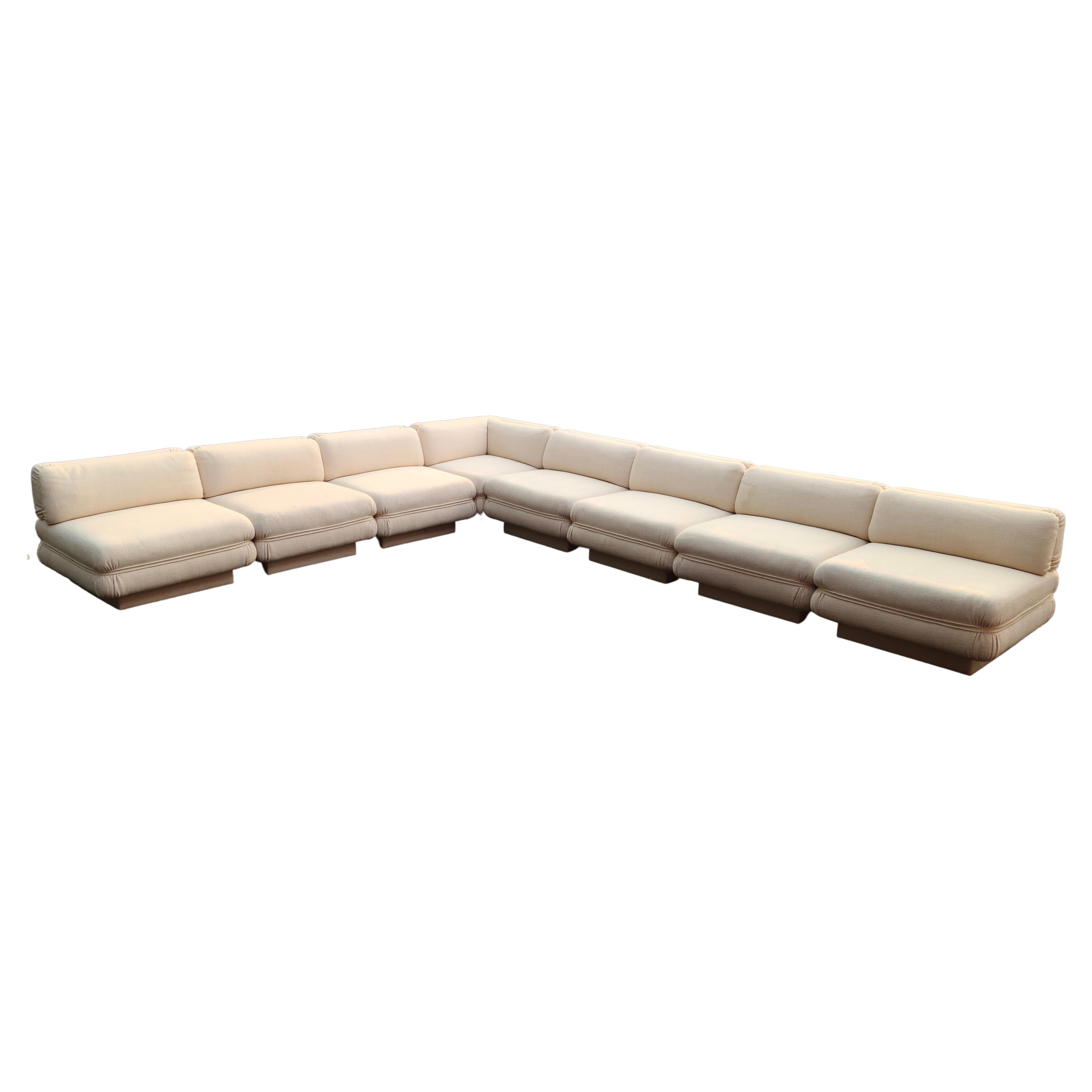 Harvey Probber 8 Piece Sectional Sofa For Sale 6