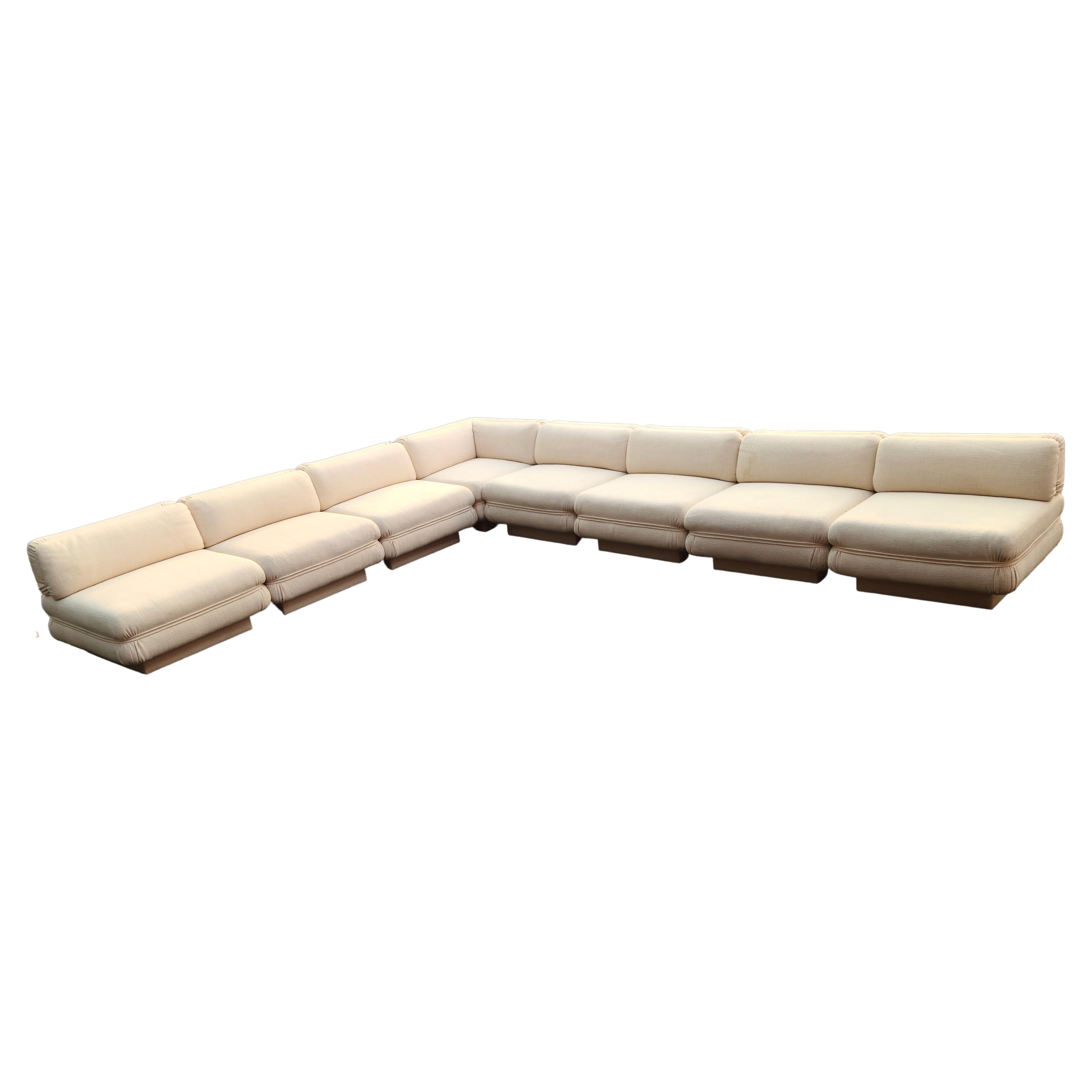 Harvey Probber 8 Piece Sectional Sofa For Sale 6