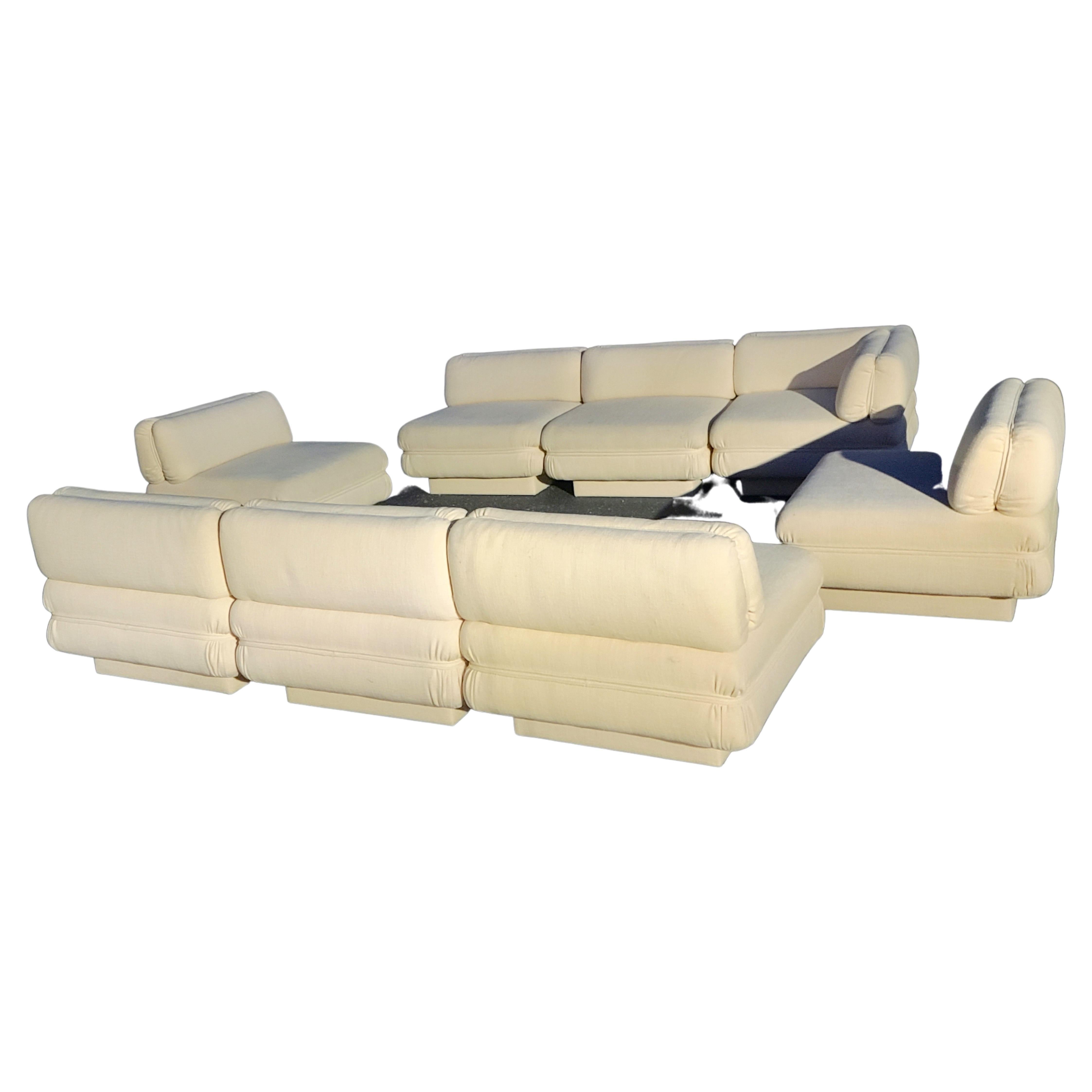 Harvey Probber 8 Piece Cubo Sectional Sofa 10