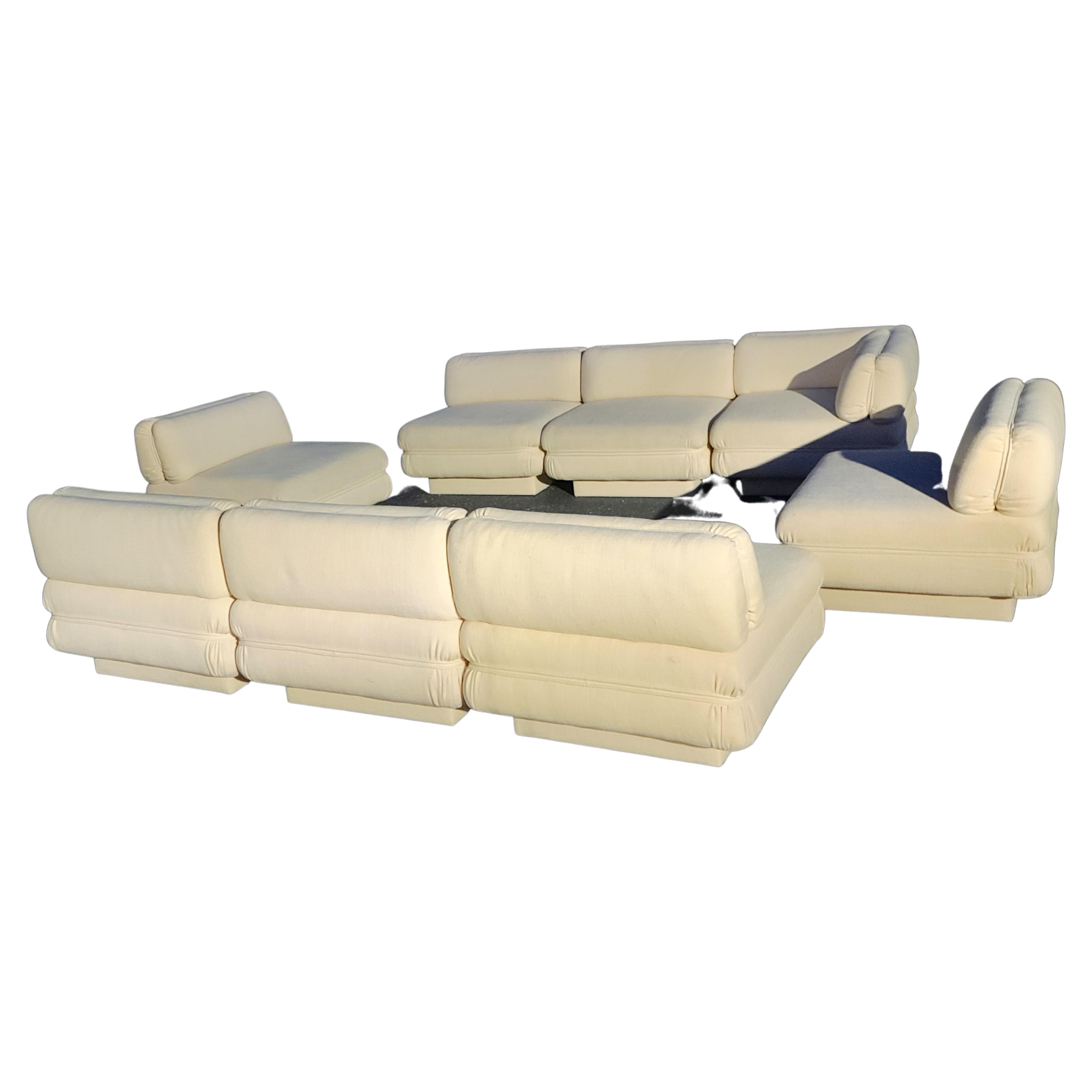 Harvey Probber 8 Piece Sectional Sofa For Sale 9