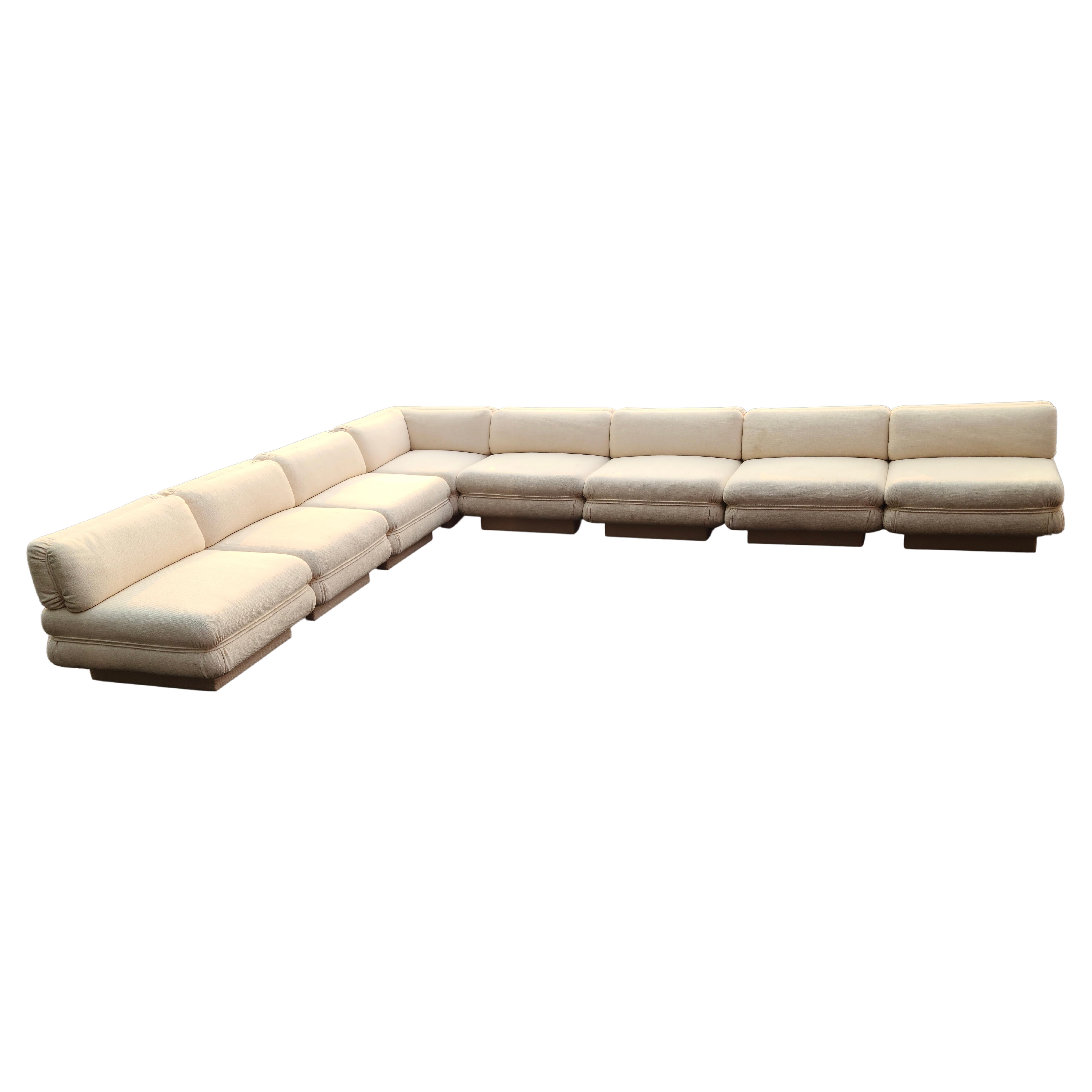 Harvey Probber 8 Piece Sectional Sofa For Sale 2