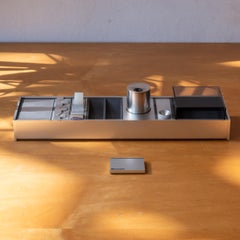 Juego de escritorio ejecutivo de aluminio Harvey Probber