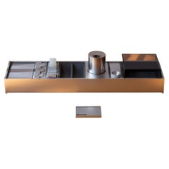 Harvey Probber Aluminum Executive Desk Set