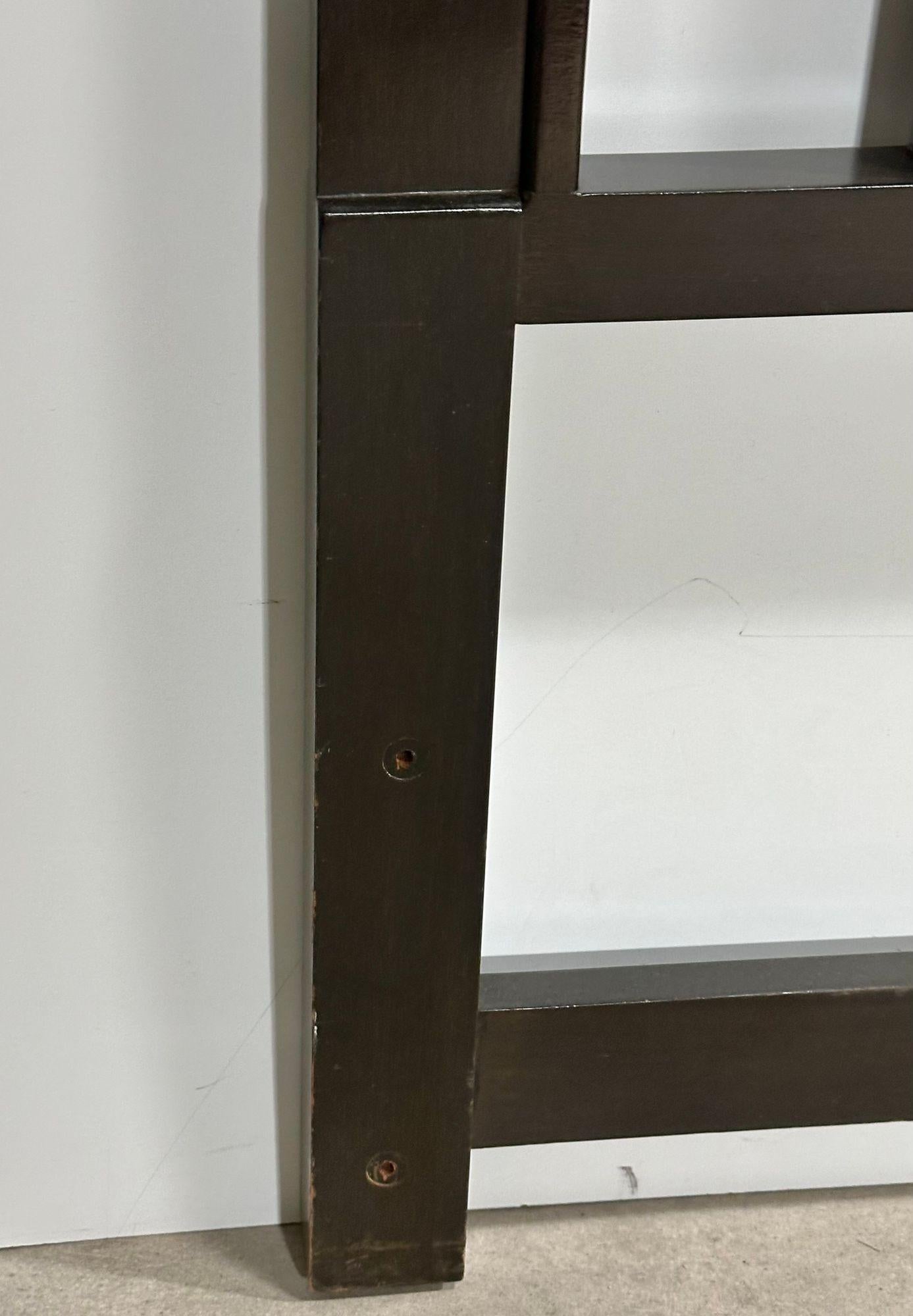 Metà XX secolo Harvey Probber “Arch” King Size Walnut Headboard, 1950 in vendita