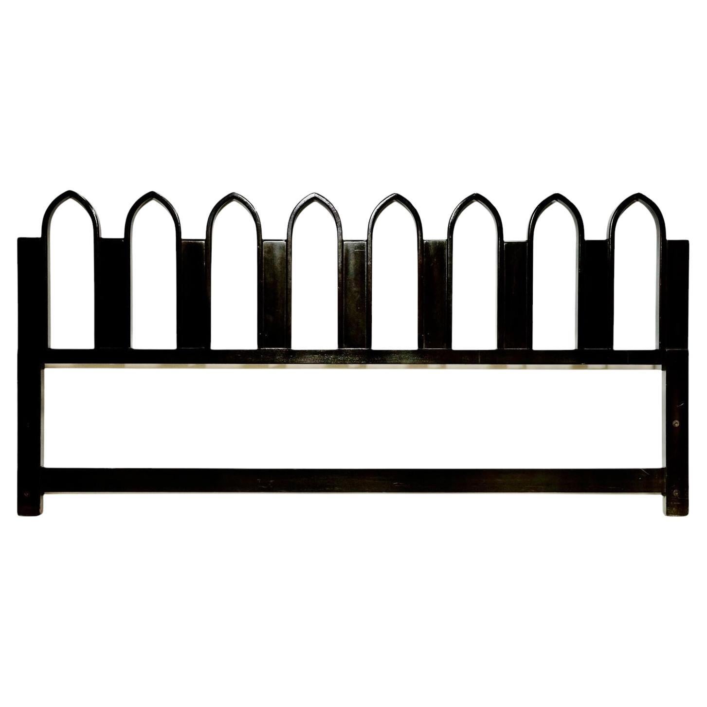 Harvey Probber “Arch” King Size Walnut Headboard, 1950
