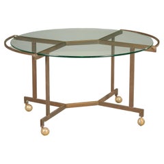 Harvey Probber Architectural Brass Serving Table