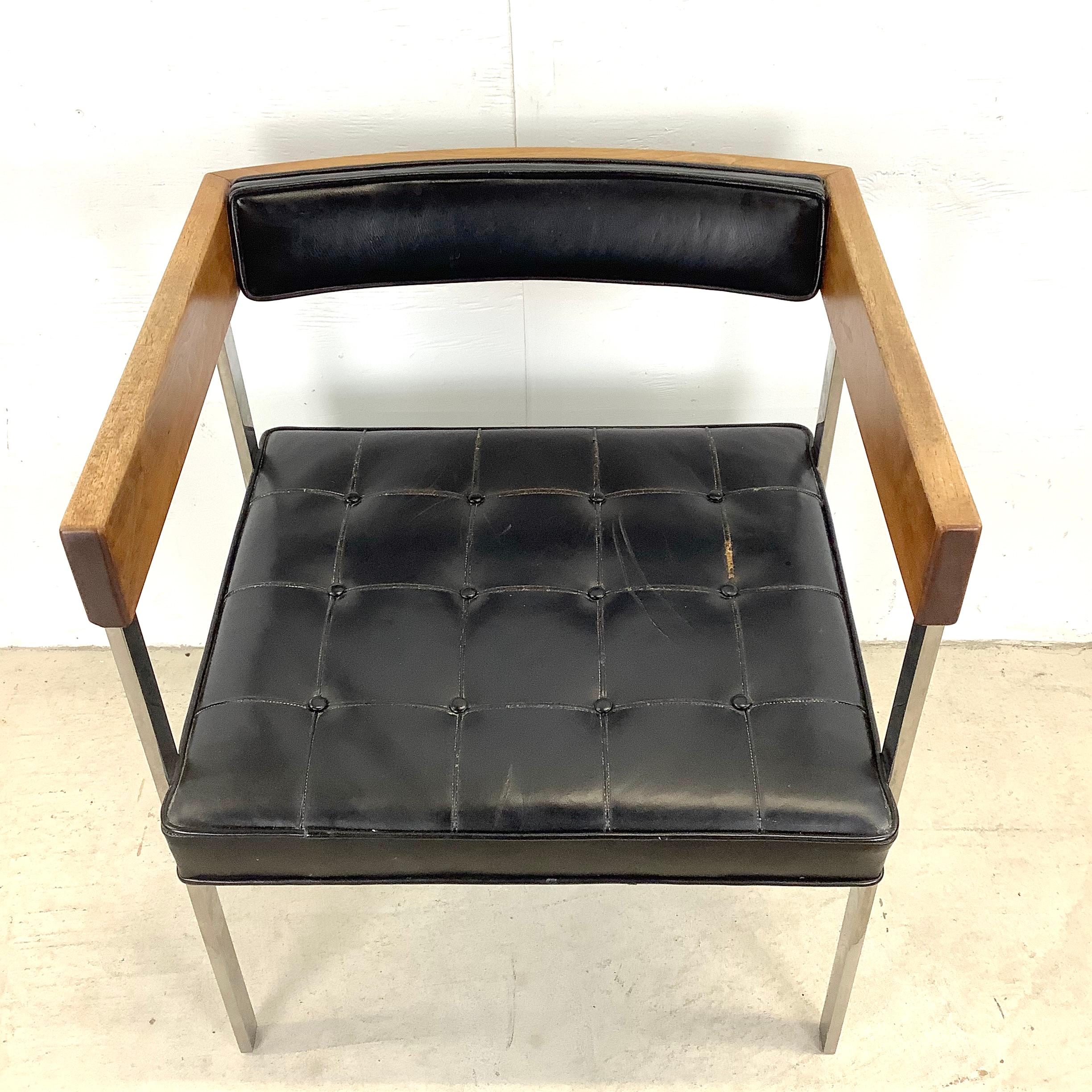 Harvey Probber Architectural Series Armchair, Chair 249 For Sale 2