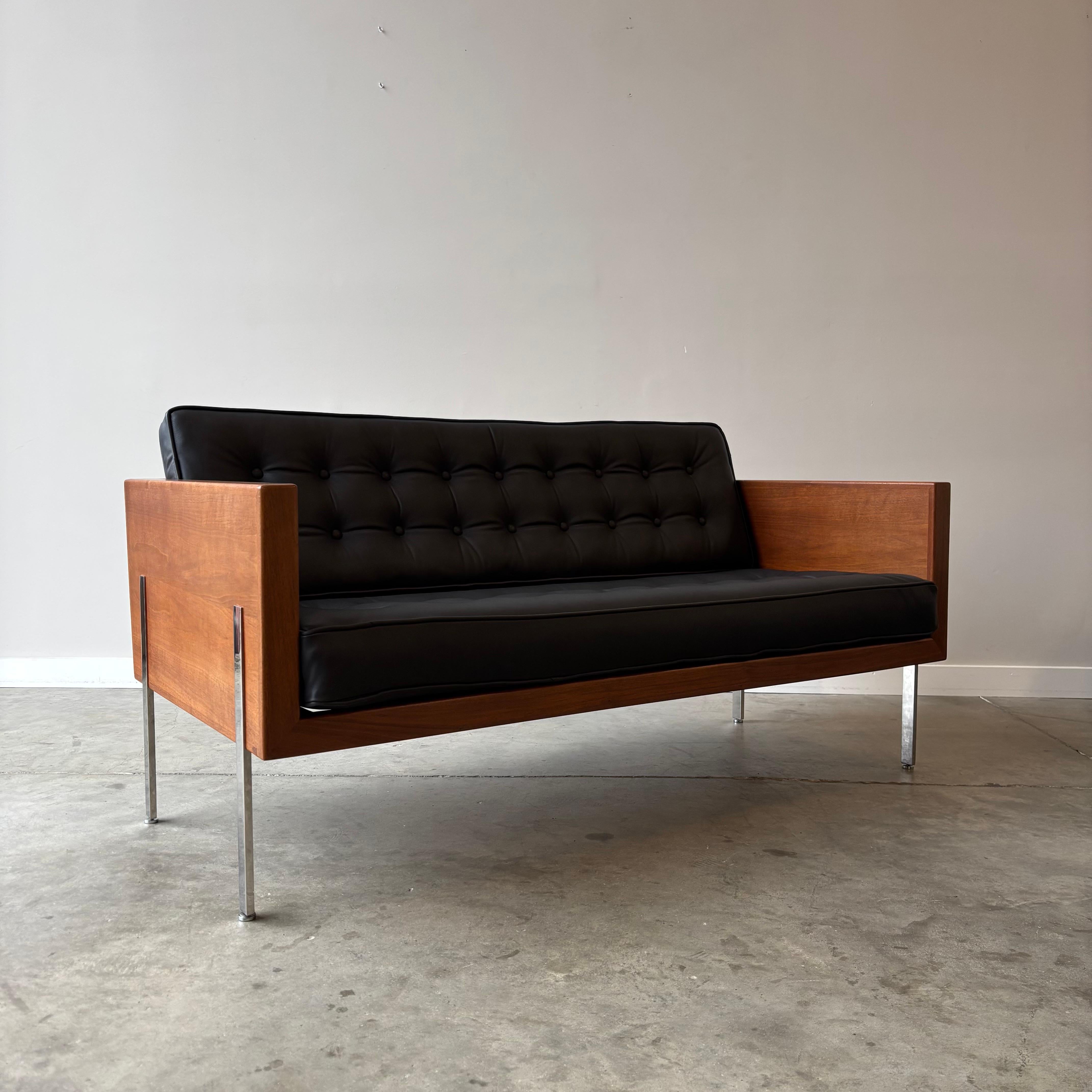 Harvey Probber Architectural Series Loveseat, 1960s For Sale 2