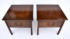Harvey Probber Asian Modern End Side Tables by Henredon