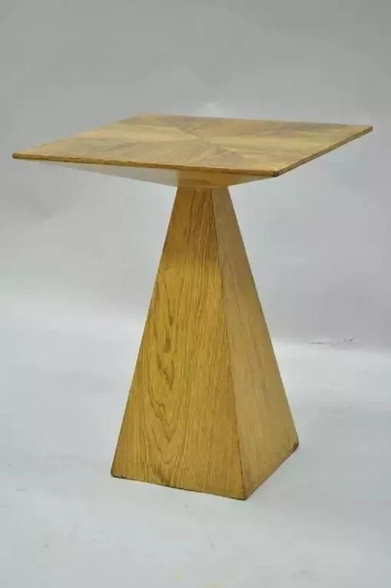 Harvey Probber attr. Mid-Century Modern Wenge Wood Pyramid Occasional Side Table 5