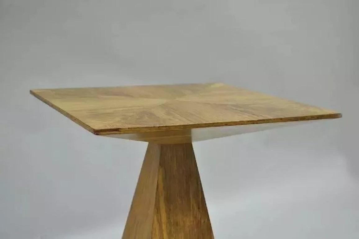 20th Century Harvey Probber attr. Mid-Century Modern Wenge Wood Pyramid Occasional Side Table