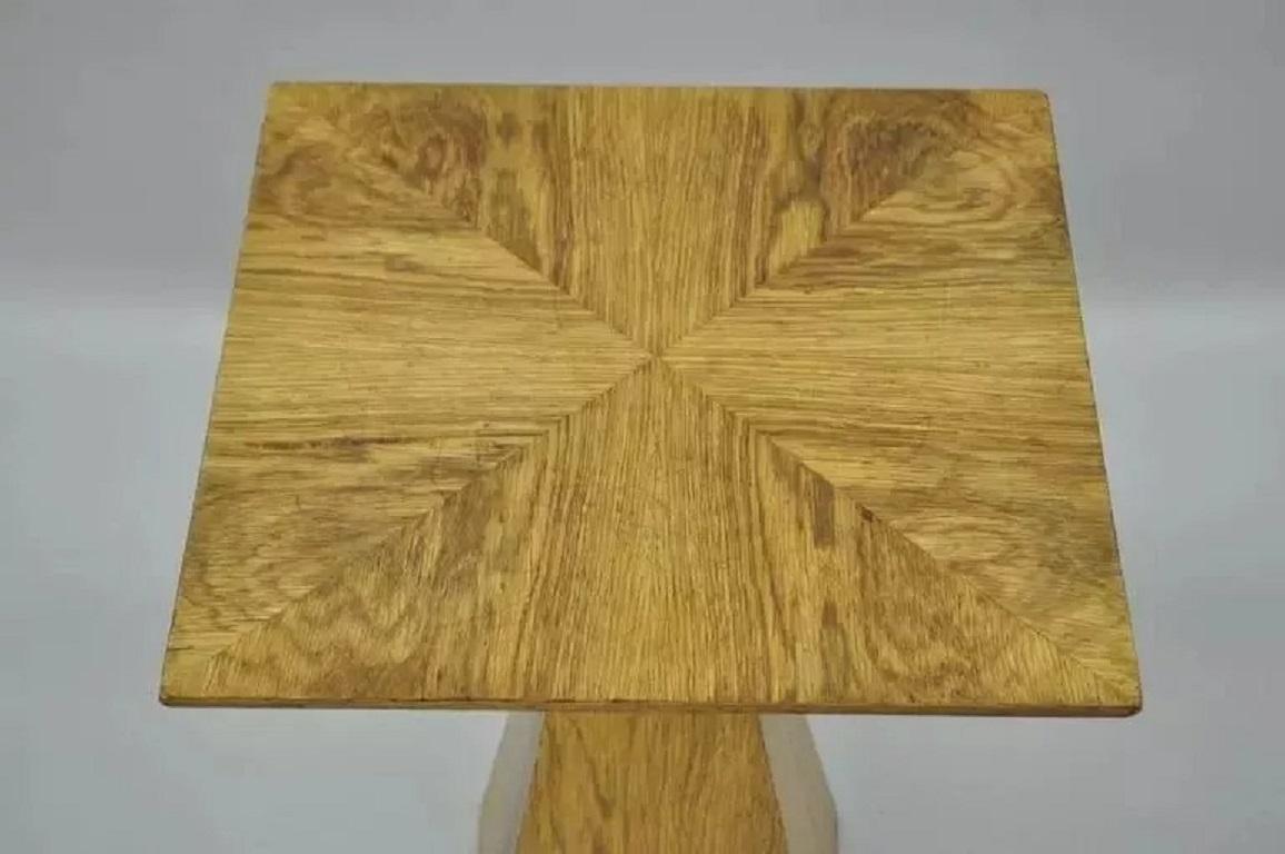 Harvey Probber attr. Mid-Century Modern Wenge Wood Pyramid Occasional Side Table 2