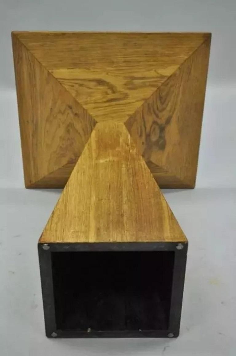 Harvey Probber attr. Mid-Century Modern Wenge Wood Pyramid Occasional Side Table 4
