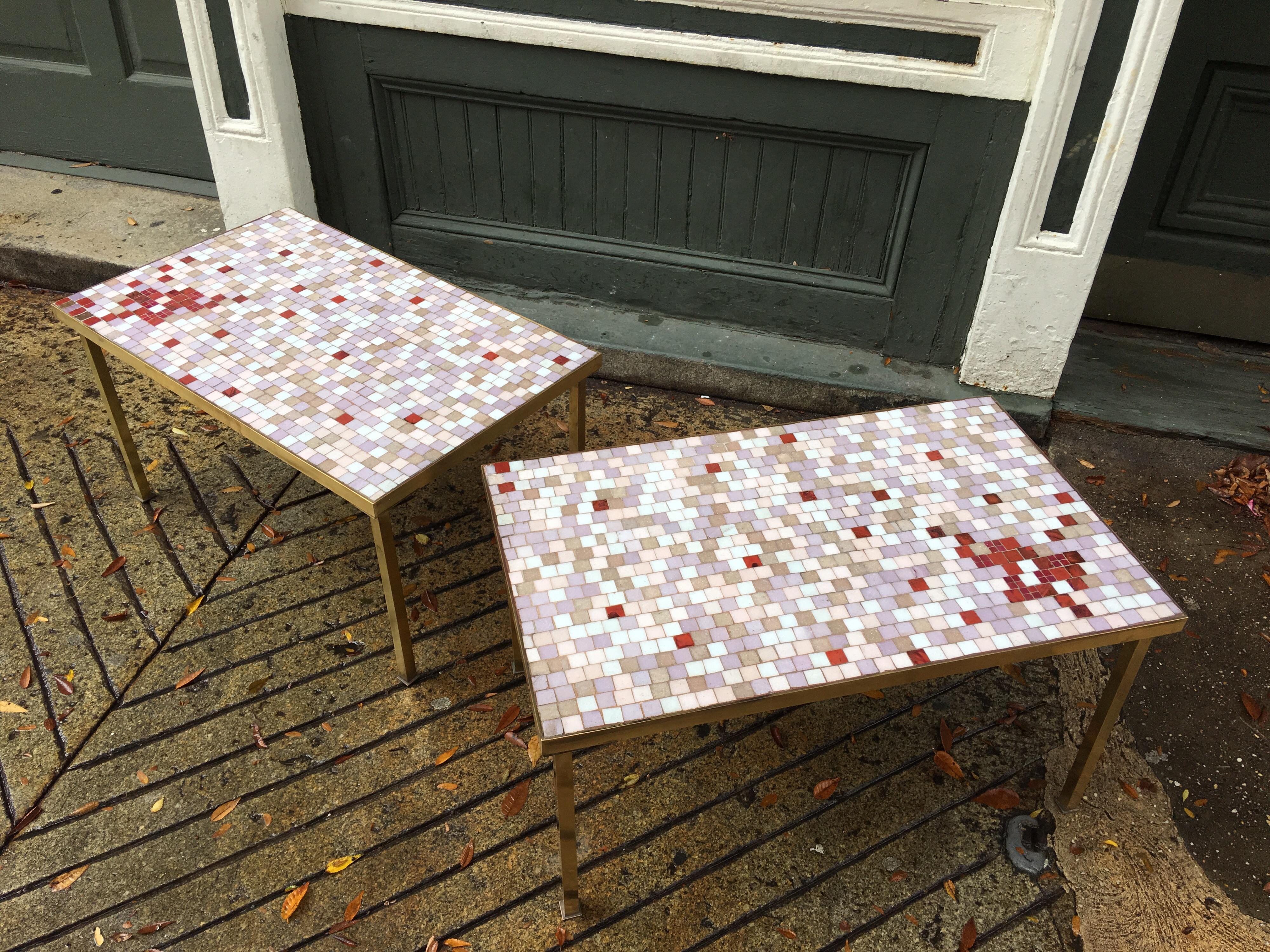 Mid-20th Century Harvey Probber Style Tile Top Tables