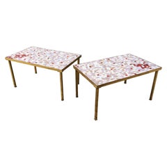 Harvey Probber Style Tile Top Tables